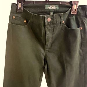 Lauren Jeans Co. Ralph Lauren Dark Green Jeans